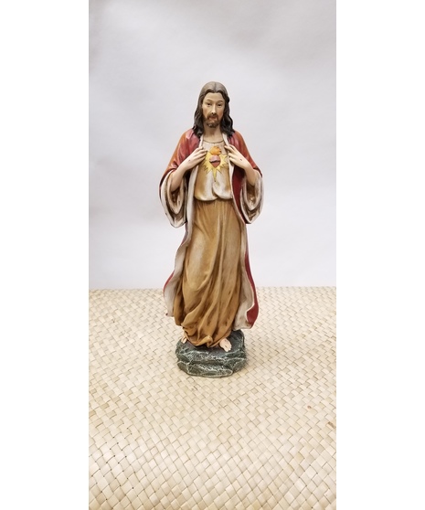 Jesus With The Sacred Heart Statue