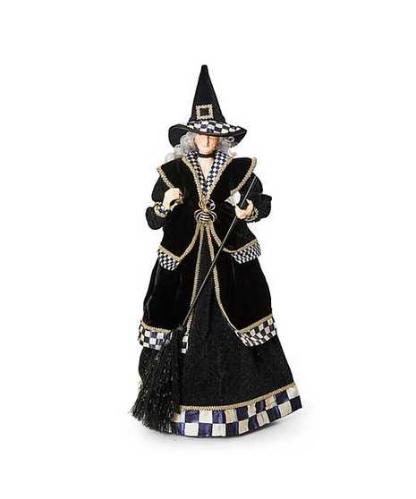 MacKenzie-Childs Haunted House Fabric Witch Figurine