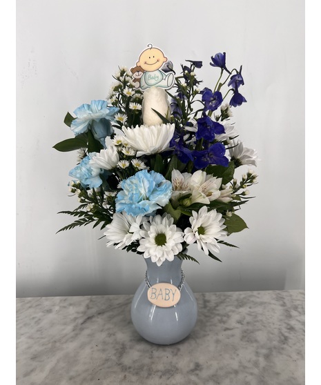 Blue Baby Vase