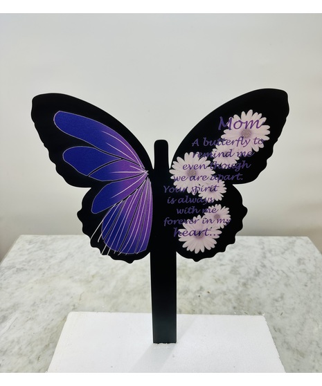 Mom Butterfly Plaque