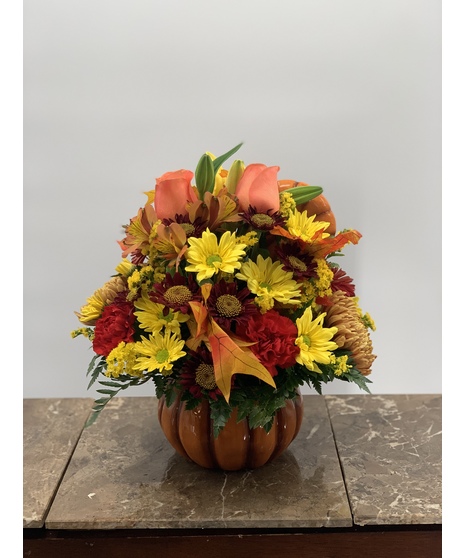 Fall Petite Ceramic Pumpkin