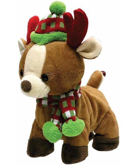 Rock And Roll Rider Dancing Christmas Reindeer