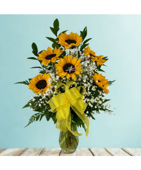 Dragonflies and Sunflowers