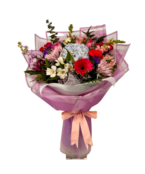 Shades of Pastel Hand-tied bouquet