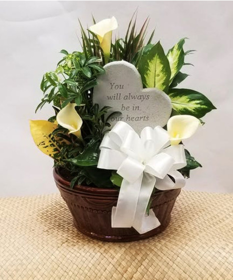 Always In Our Hearts Dish Garden