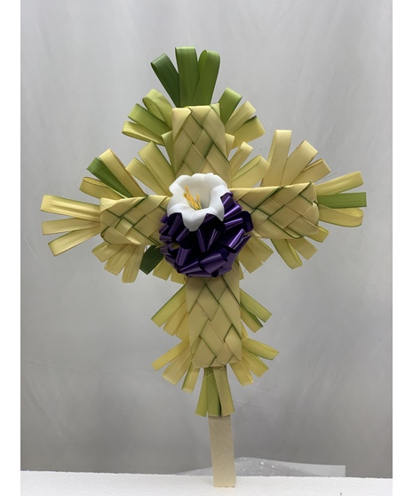 Braided Palm Cross