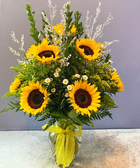 Sparkling Sunflowers