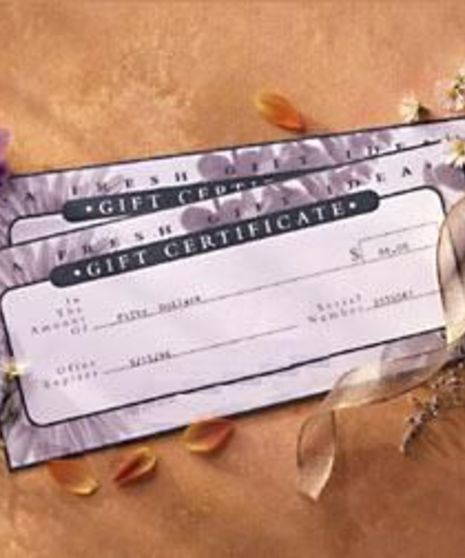 Gift Certificate