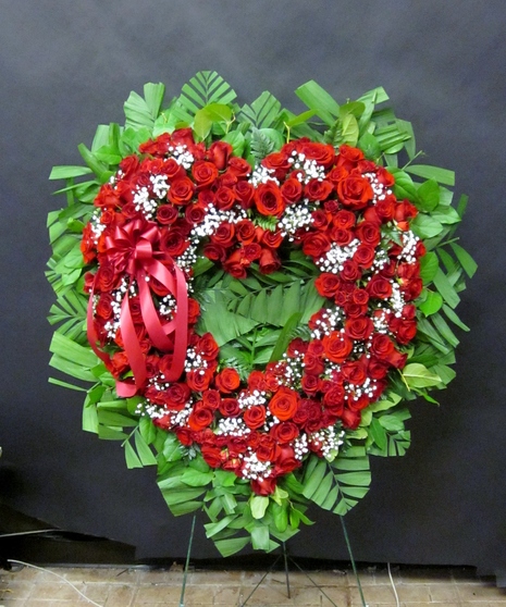 Open Heart/ Red Roses