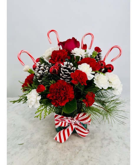 Moravian Candy Cane Cube