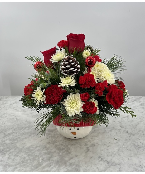 Snowman  Ornament  Bouquet