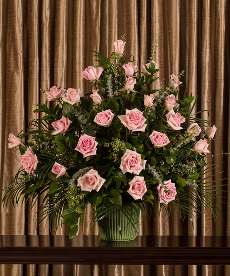 Pink Roses Mache Tribute