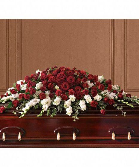 Casket Cover Garden of Grandeur
