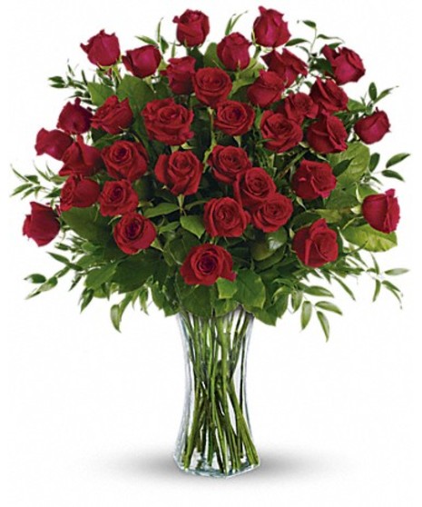 Moravian Classic Premium Ecuadorian  Roses Just Greens