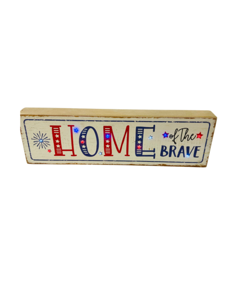 Patriotic Light Up Signs
