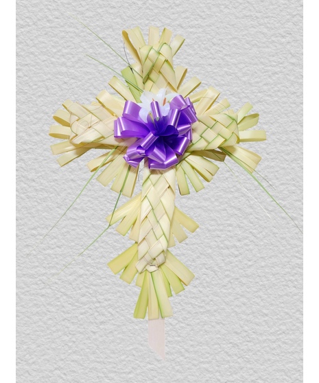 Braided Palm Cross
