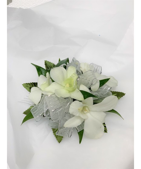 Dendrobium Wristlet White