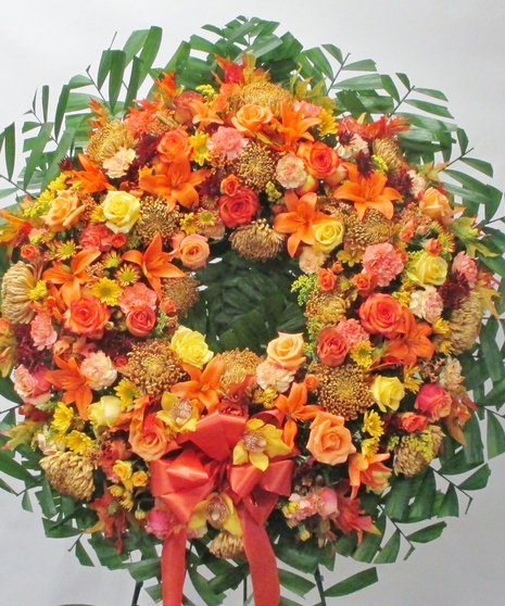autumnal memories wreath
