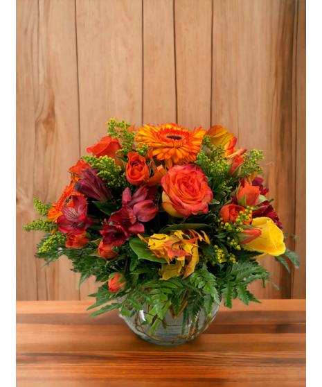 harvest floral bowl