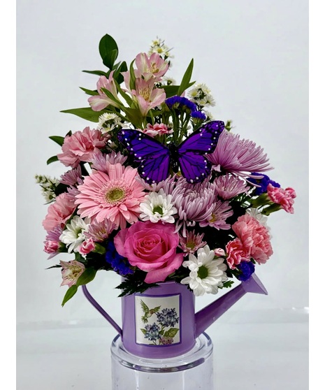 Spring Pail of Posies