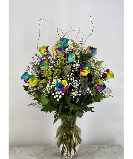 Rainbow Roses-Must be ordered 1 week in advance*****